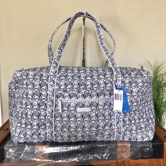 Vera Bradley Handbags - Vera Bradley Large duffel Owls NWT